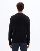 Regular Fit 100% Wool Solid Crew Neck Sweaters