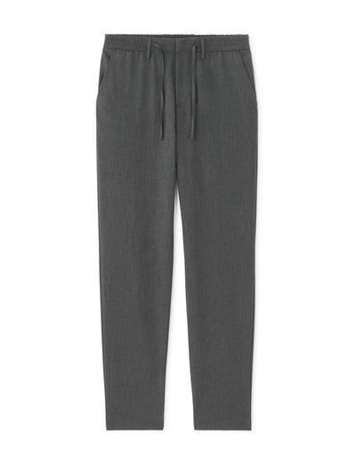 24H Poly-Viscose Solid Casual Trousers