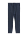 Celio* Men Navy Blue Solid Regular Fit Polyester Trousers