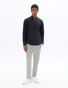 24H Poly-Viscose Solid Casual Trousers