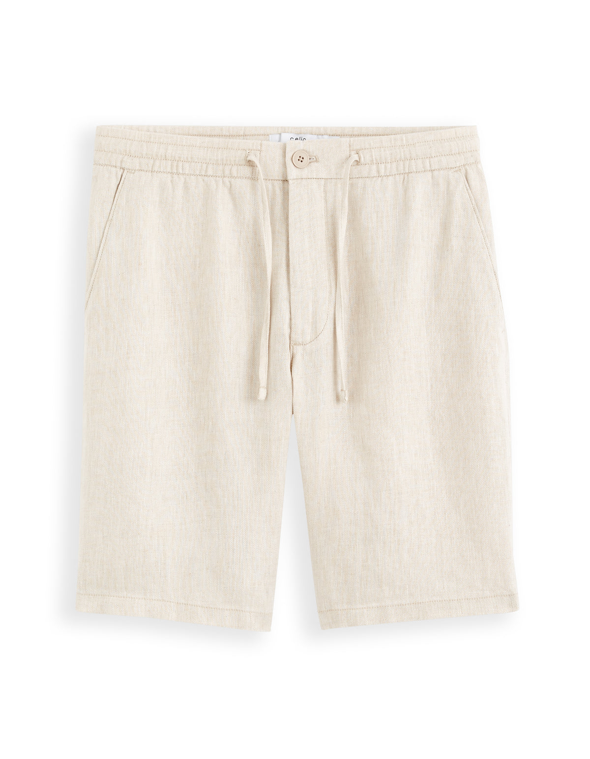 Bermuda Fit Shorts - Natural