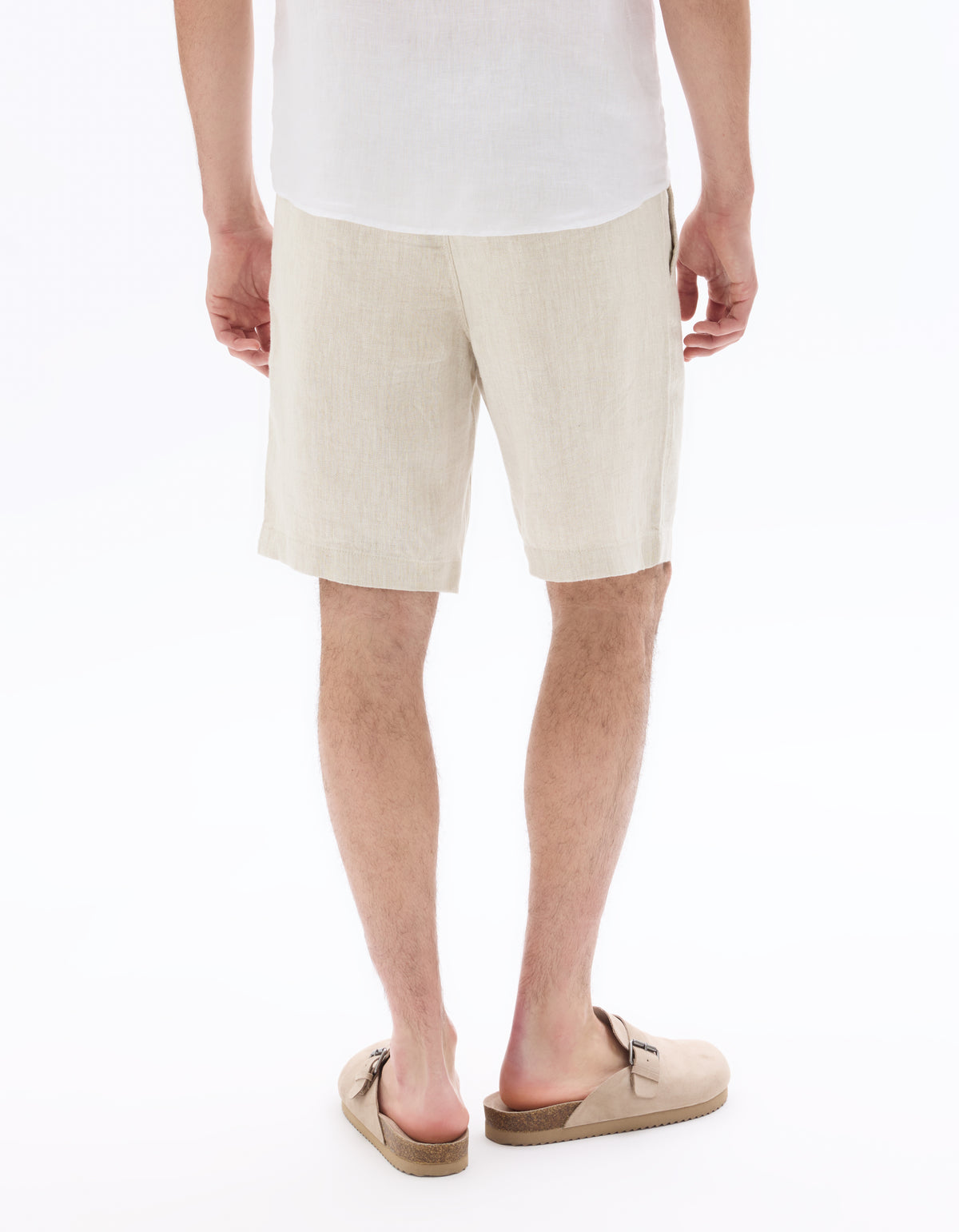 Bermuda Fit Shorts - Natural