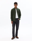 Regular Fit 100% Cotton Regular Collar Shirts - Olive