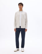 Celio* Men Cream Solid Regular Fit Cotton Shirts