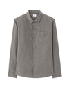 Celio* Men Khaki Solid Regular Fit-100% Linen Shirt