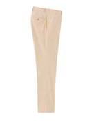 Slim Fit Poly Viscose Formal Trousers - Beige