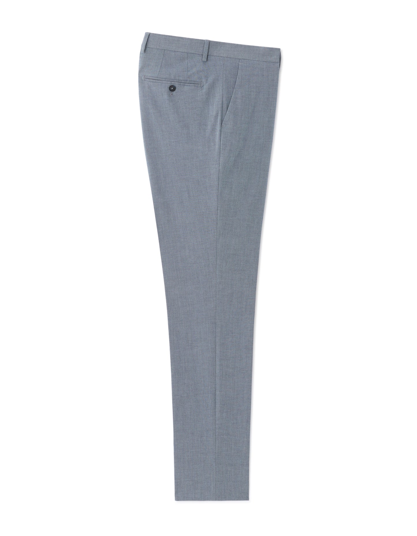Celio* Slim Fit Blend Men Blue Poly Solid Trousers