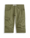 Celio* Cotton Regular Fit Khaki Shorts