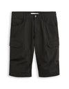 Celio* Cotton Regular Fit Black Shorts