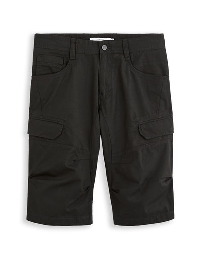 Celio* Cotton Regular Fit Black Shorts
