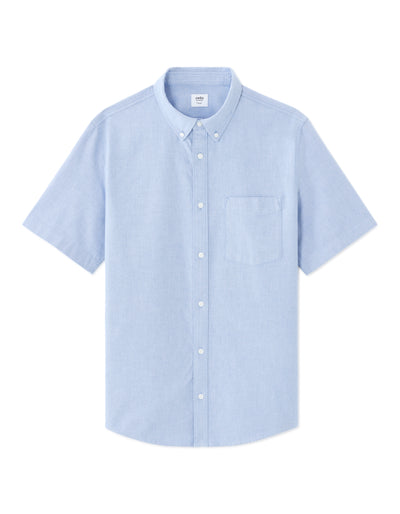 Celio* Men Blue Solid Regular Fit Cotton Casual Shirt