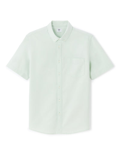 Celio* Men Green Solid Regular Fit Cotton Casual Shirt