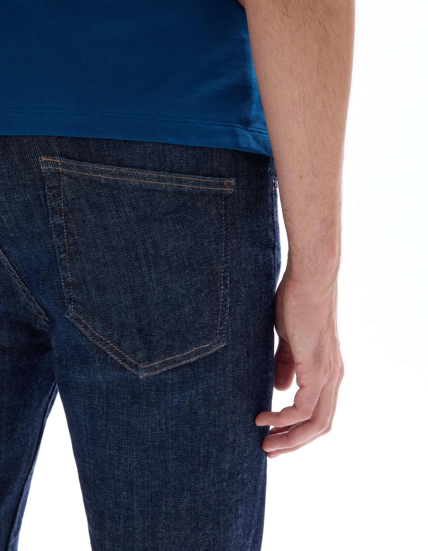 Celio Solid Slim Fit Cotton Blue Jeans