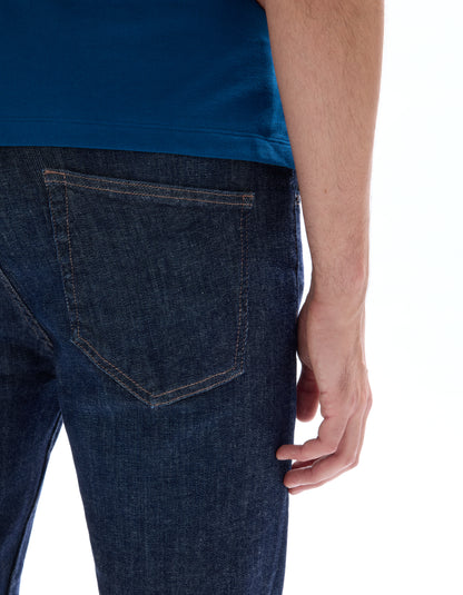 Celio Solid Slim Fit Cotton Blue Jeans