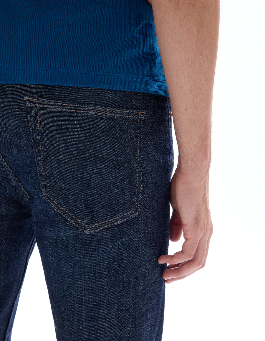 Celio Solid Slim Fit Cotton Blue Jeans