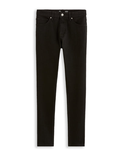 Celio* Men Solid Slim Fit  Black Cotton Jeans