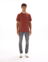 Celio Solid Slim Fit Cotton Grey Jeans