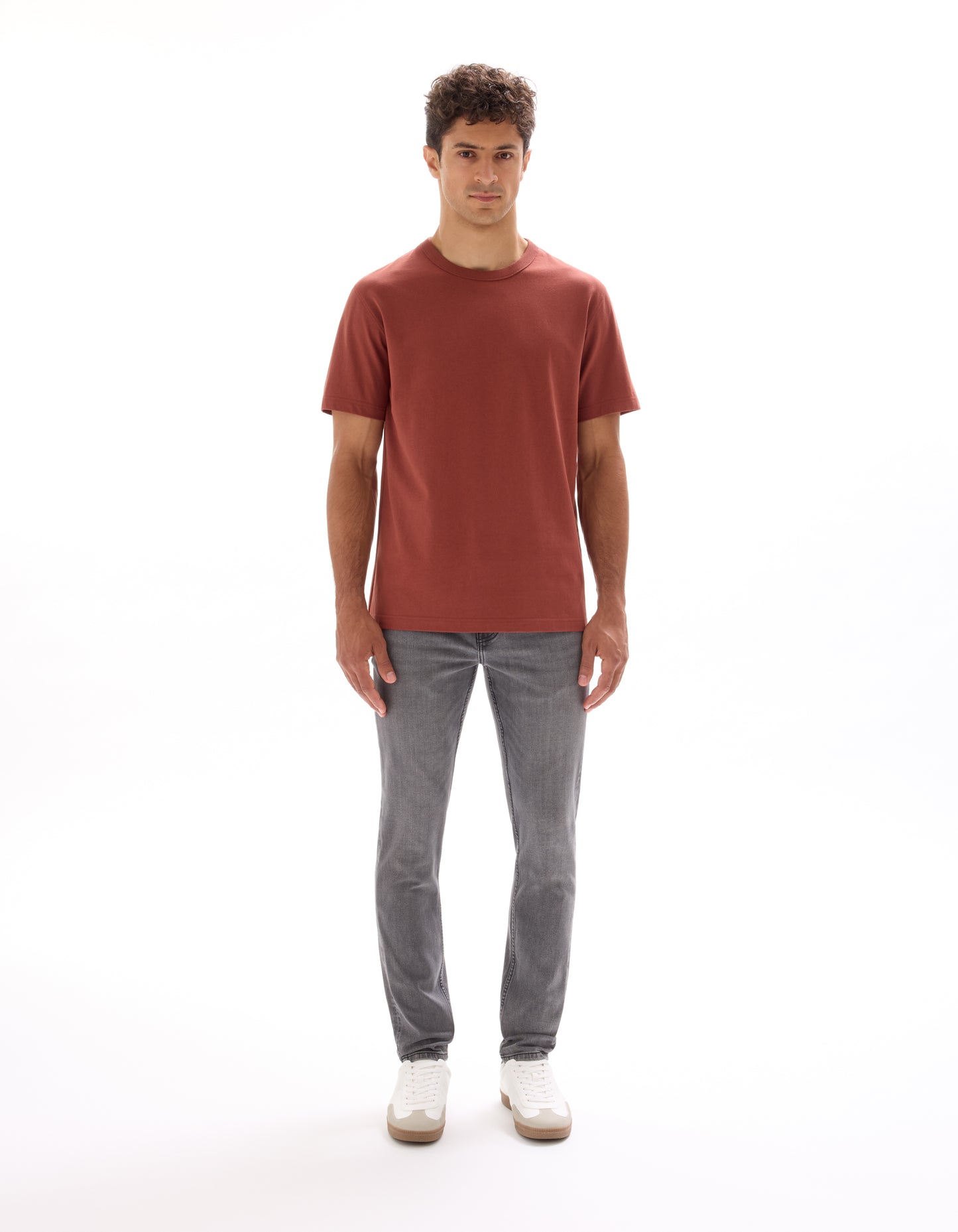 Celio Solid Slim Fit Cotton Grey Jeans