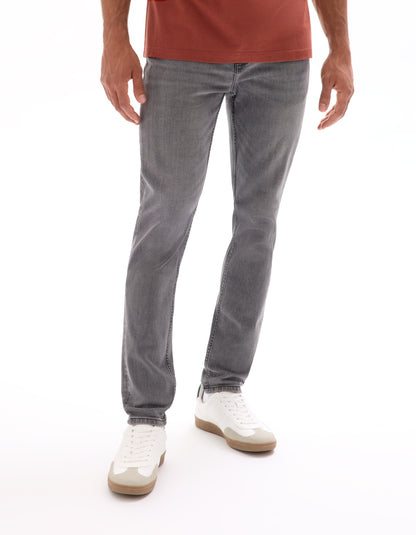 Celio Solid Slim Fit Cotton Grey Jeans
