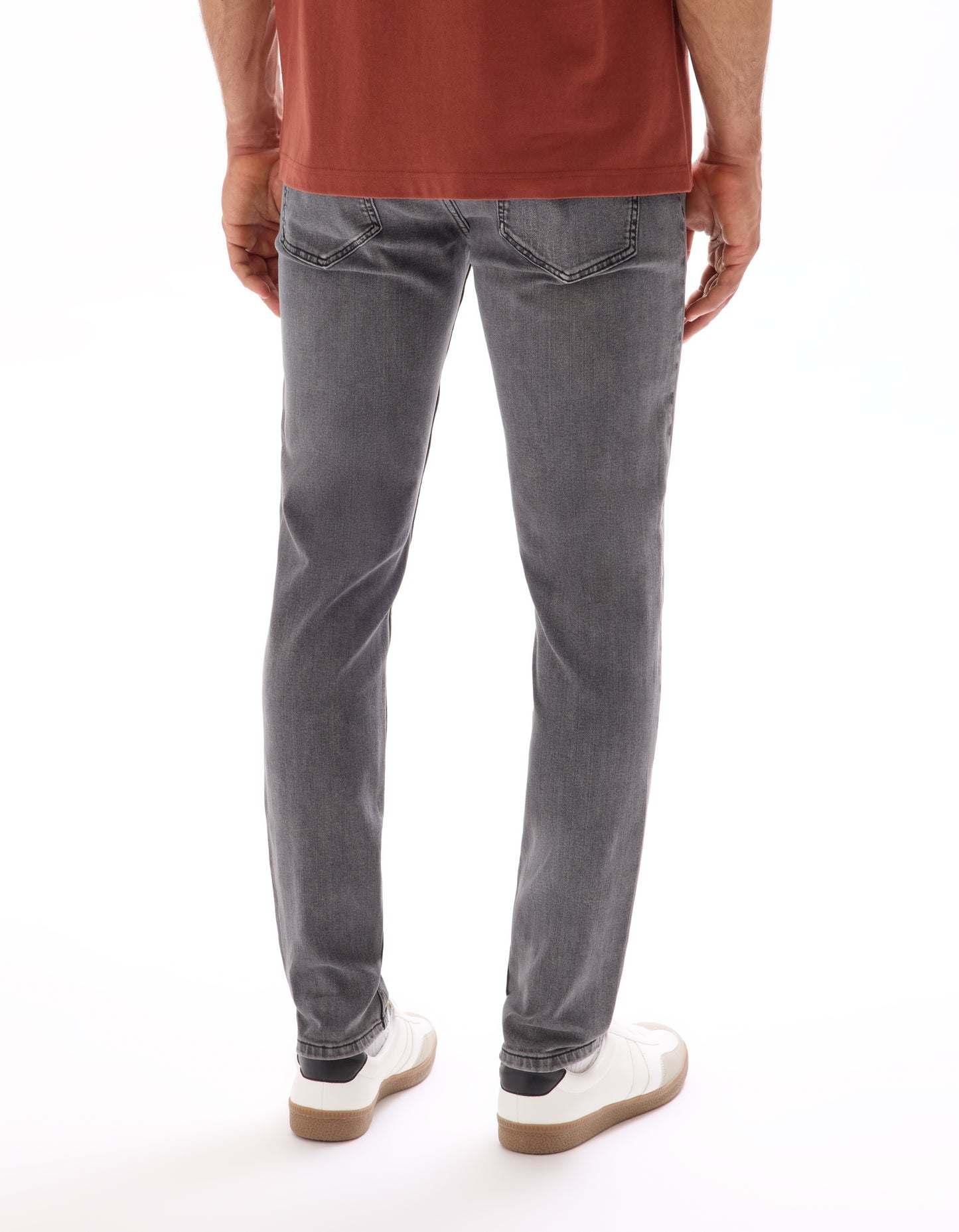 Celio Solid Slim Fit Cotton Grey Jeans