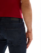Slim Fit 100% Cotton Solid Jeans