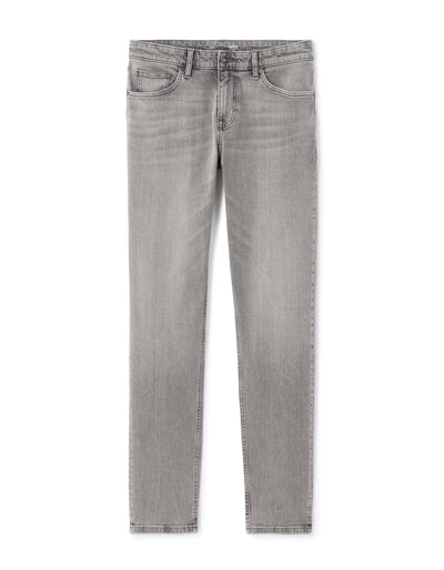 Celio Solid Slim Fit Cotton Grey Jeans