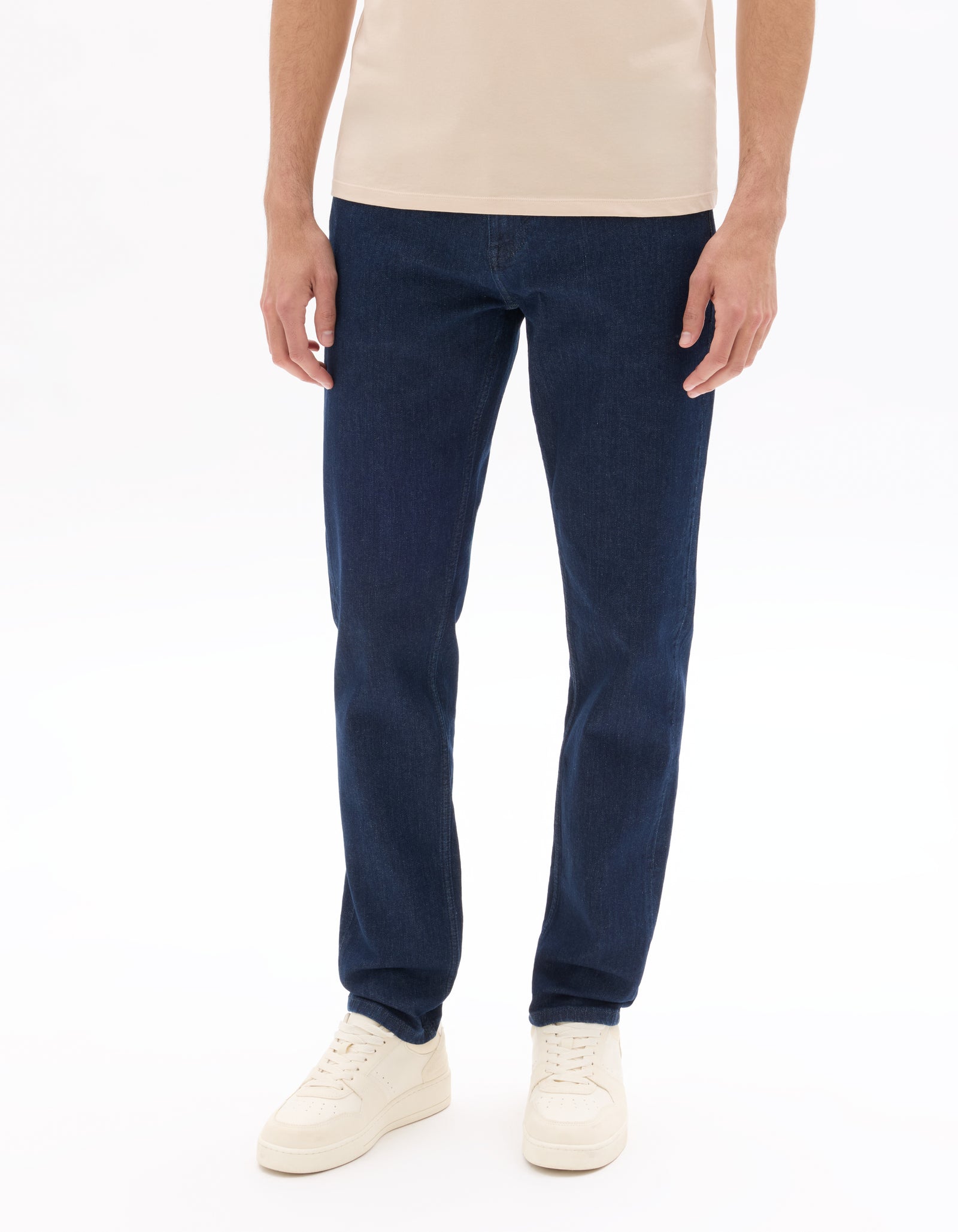 Celio Solid Slim Fit Cotton Blue Jeans