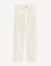 Celio* Cotton Loose Fit Beige Jean