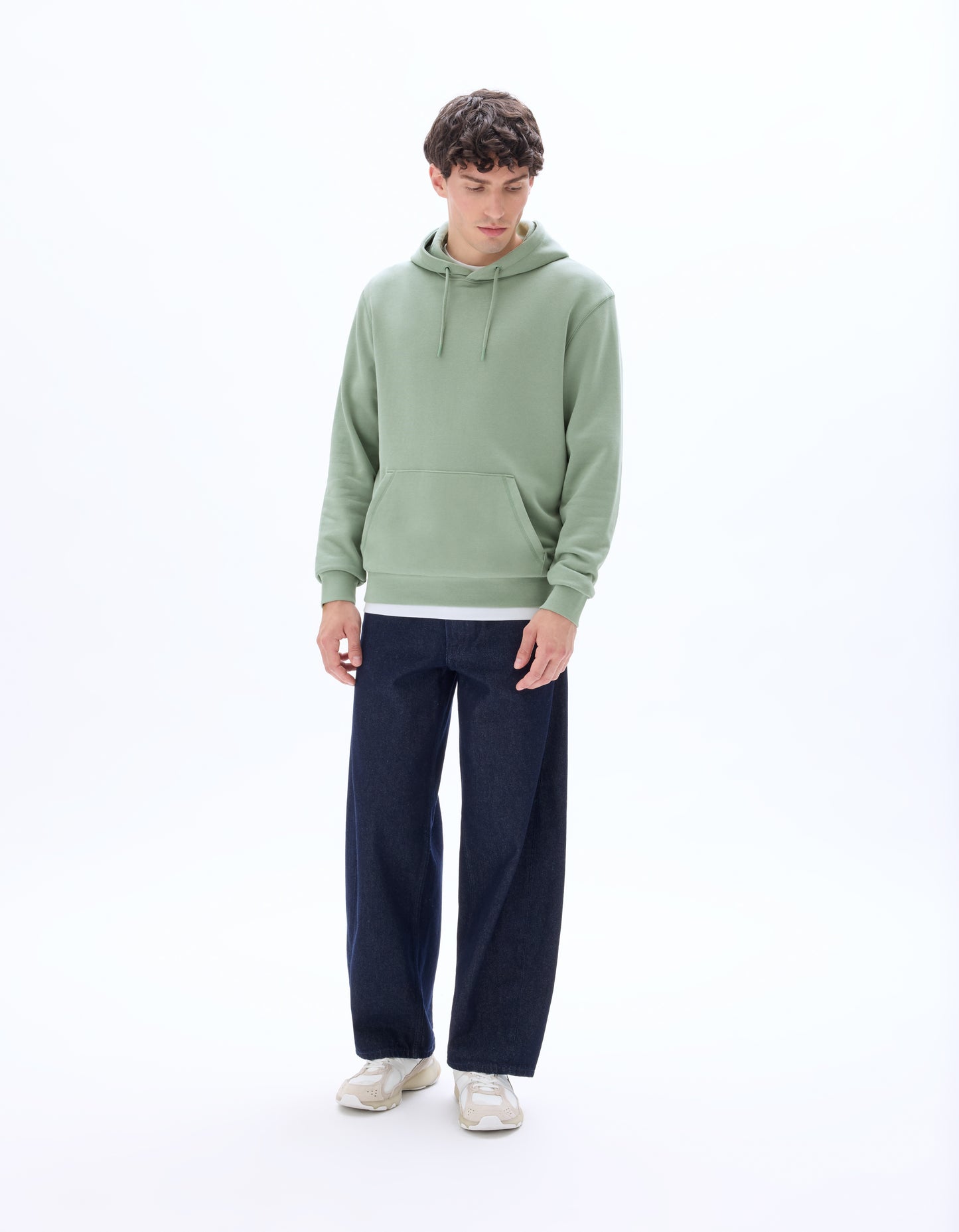 Regular Fit 100% Cotton Solid Hooded Sweatshirts