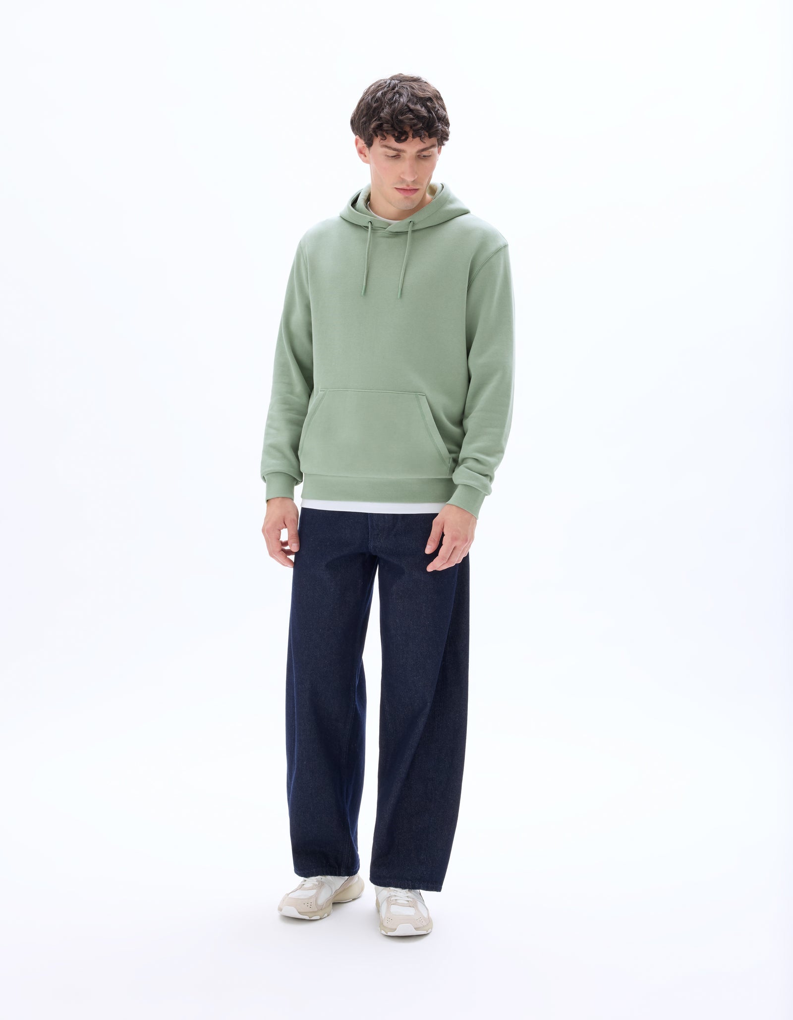 Regular Fit 100% Cotton Solid Hooded Sweatshirts
