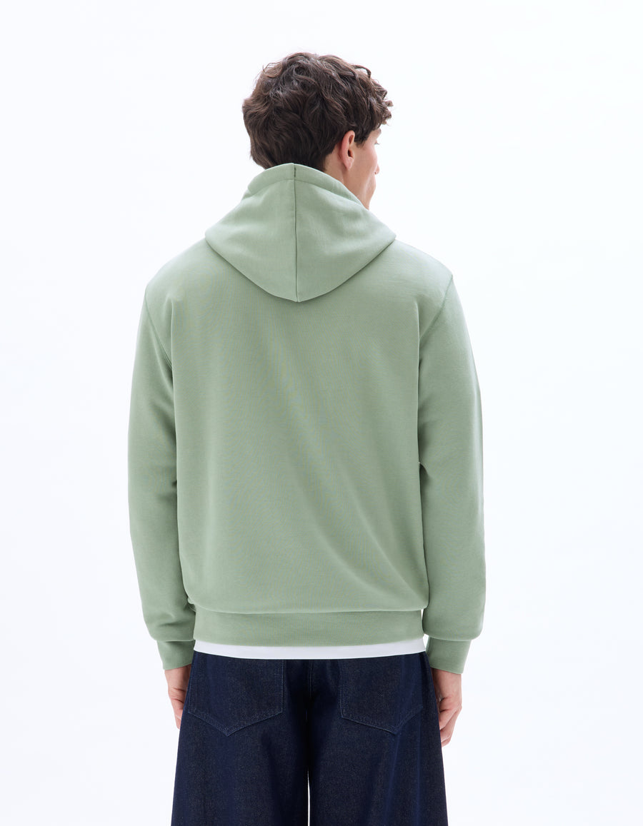 Regular Fit 100% Cotton Solid Hooded Sweatshirts