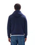 Regular Fit 100% Cotton Solid Hooded Sweatshirt