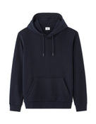 Regular Fit 100% Cotton Solid Hooded Sweatshirt