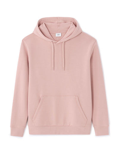 Regular Fit 100% Cotton Hooded Sweatshirt - Light Pink