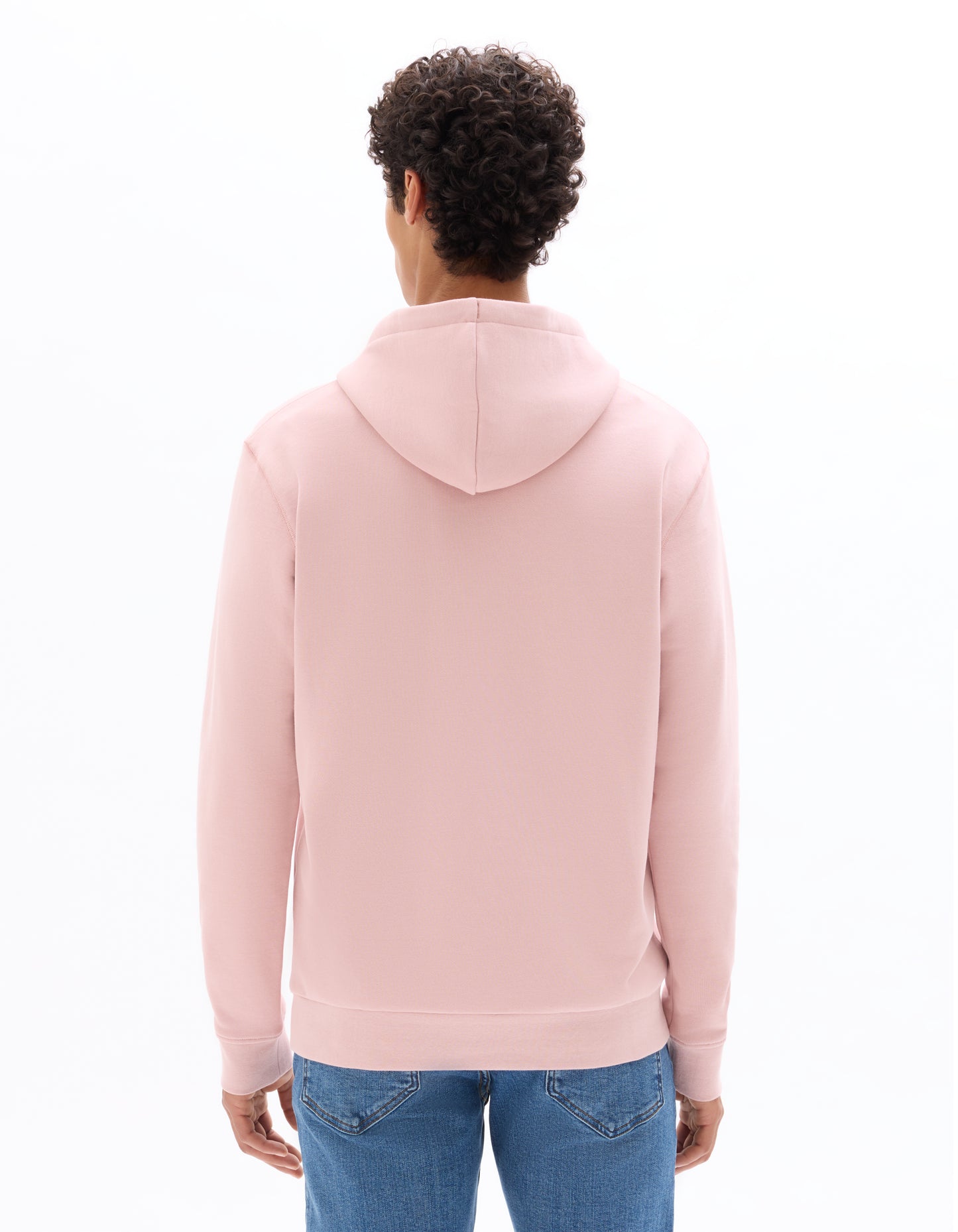 Celio Mens Pink Solid Regular Fit Cotton Sweatshirt
