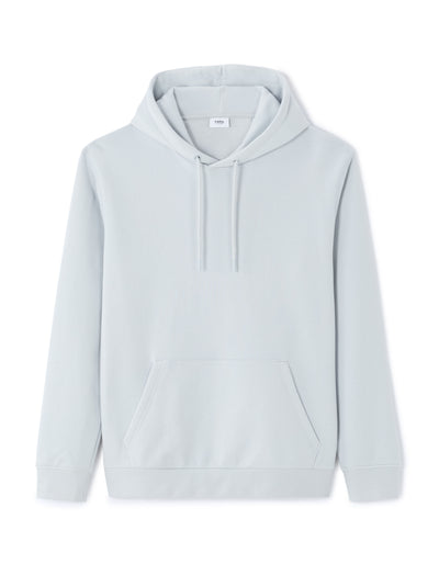 Regular Fit 100% Cotton Solid Hooded Sweatshirt
