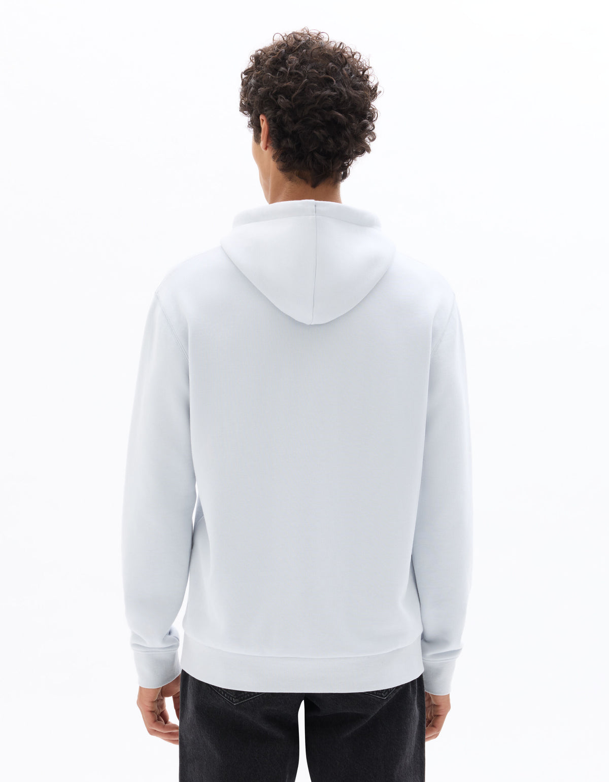 Regular Fit 100% Cotton Solid Hooded Sweatshirt
