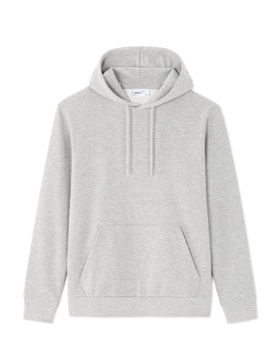 Regular Fit 100% Cotton Hooded Sweatshirt - Grey