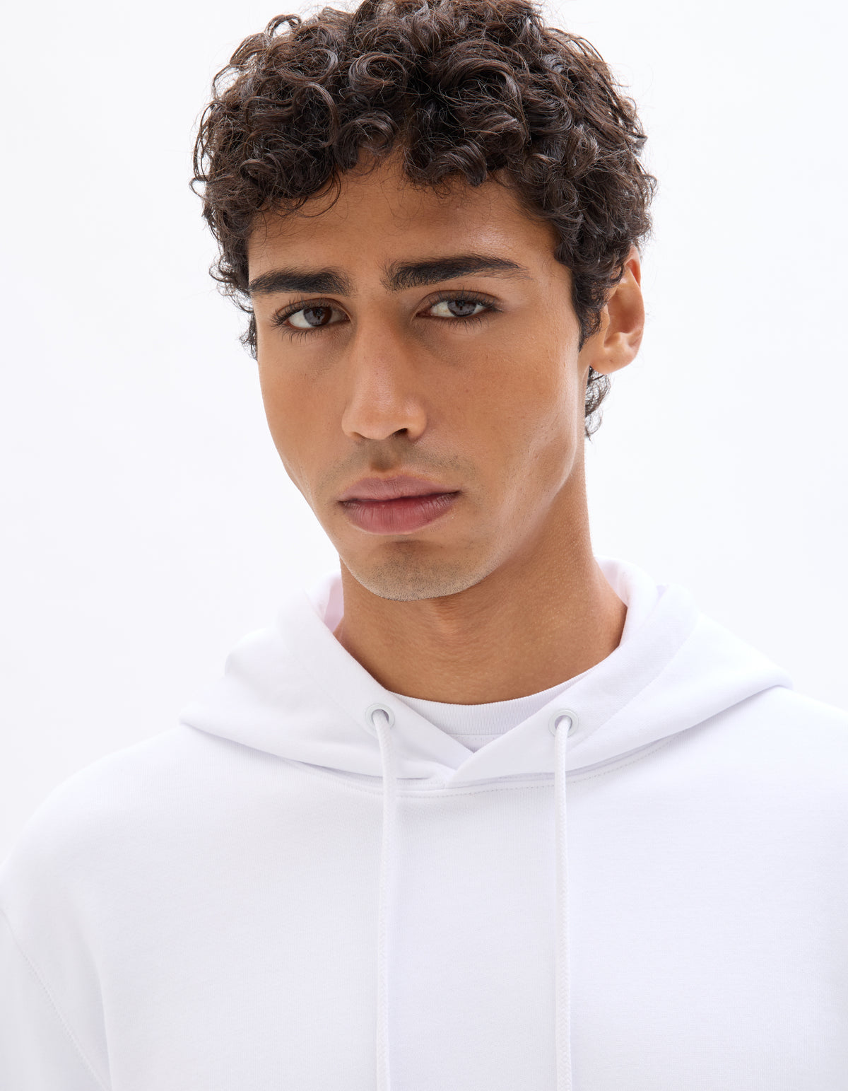 Regular Fit 100% Cotton Solid Hooded Sweatshirt