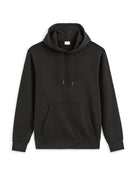 Regular Fit 100% Cotton Solid Hooded Sweatshirt