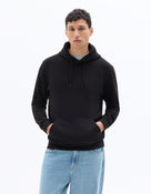 Regular Fit 100% Cotton Solid Hooded Sweatshirt