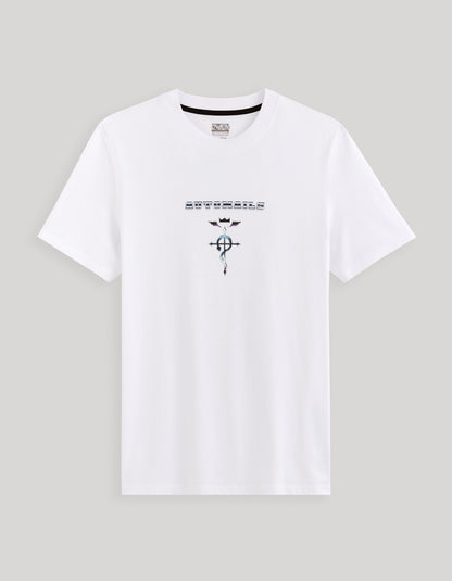 Full Metal Alchemist - White Printed Cotton T-Shirt