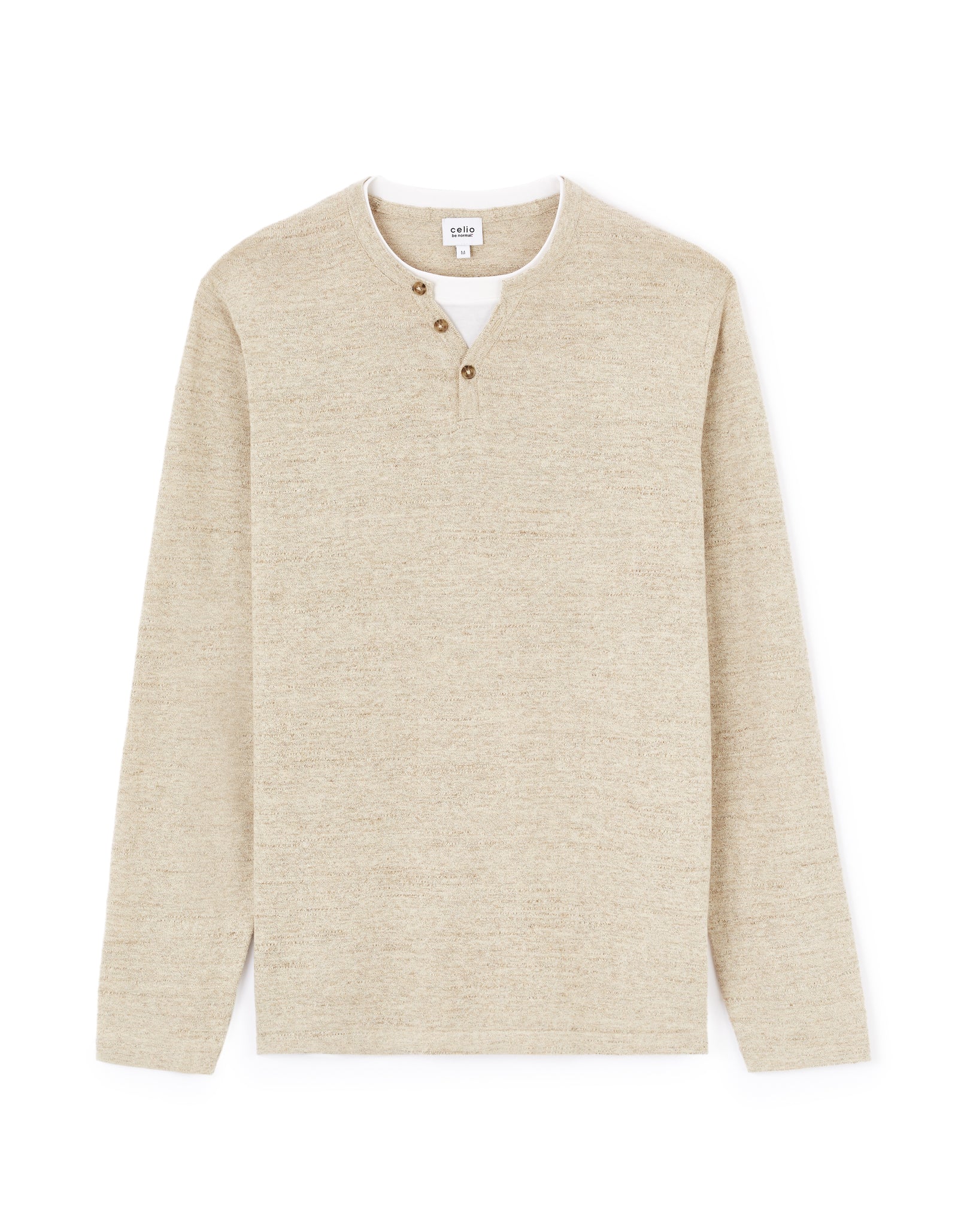 Regular Fit Poly-Cotton Solid Crew Neck Sweaters