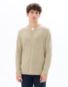 Regular Fit Poly-Cotton Solid Crew Neck Sweaters