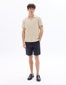 Celio Mens Beige Solid Regular Fit Cotton T-Shirts