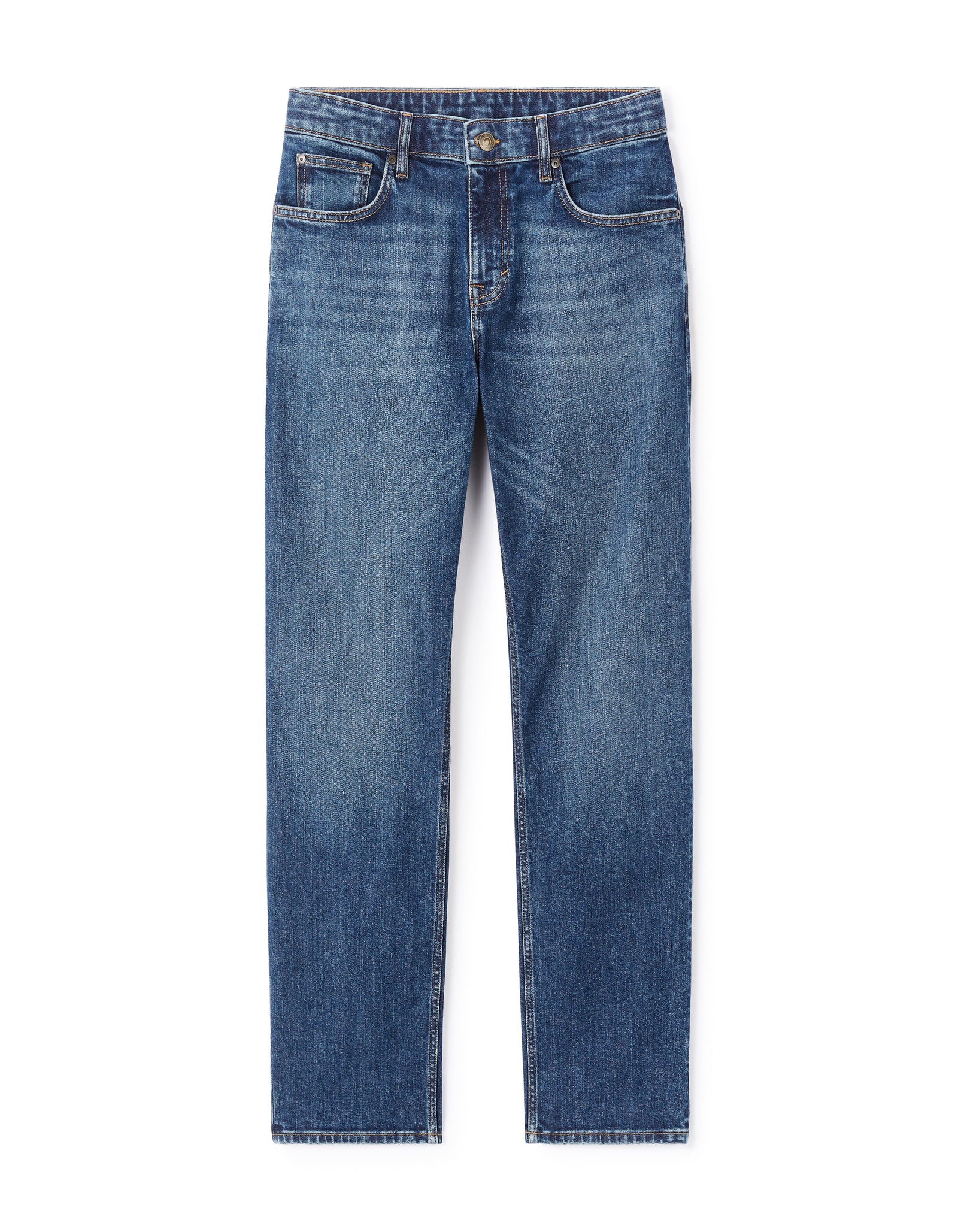 Regular Fit 100% Cotton Solid Jeans
