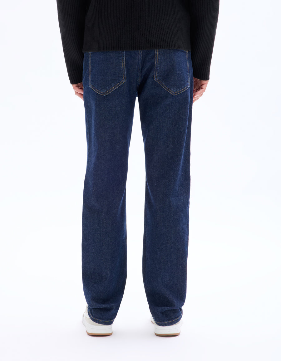 Regular Fit 100% Cotton Solid Jeans
