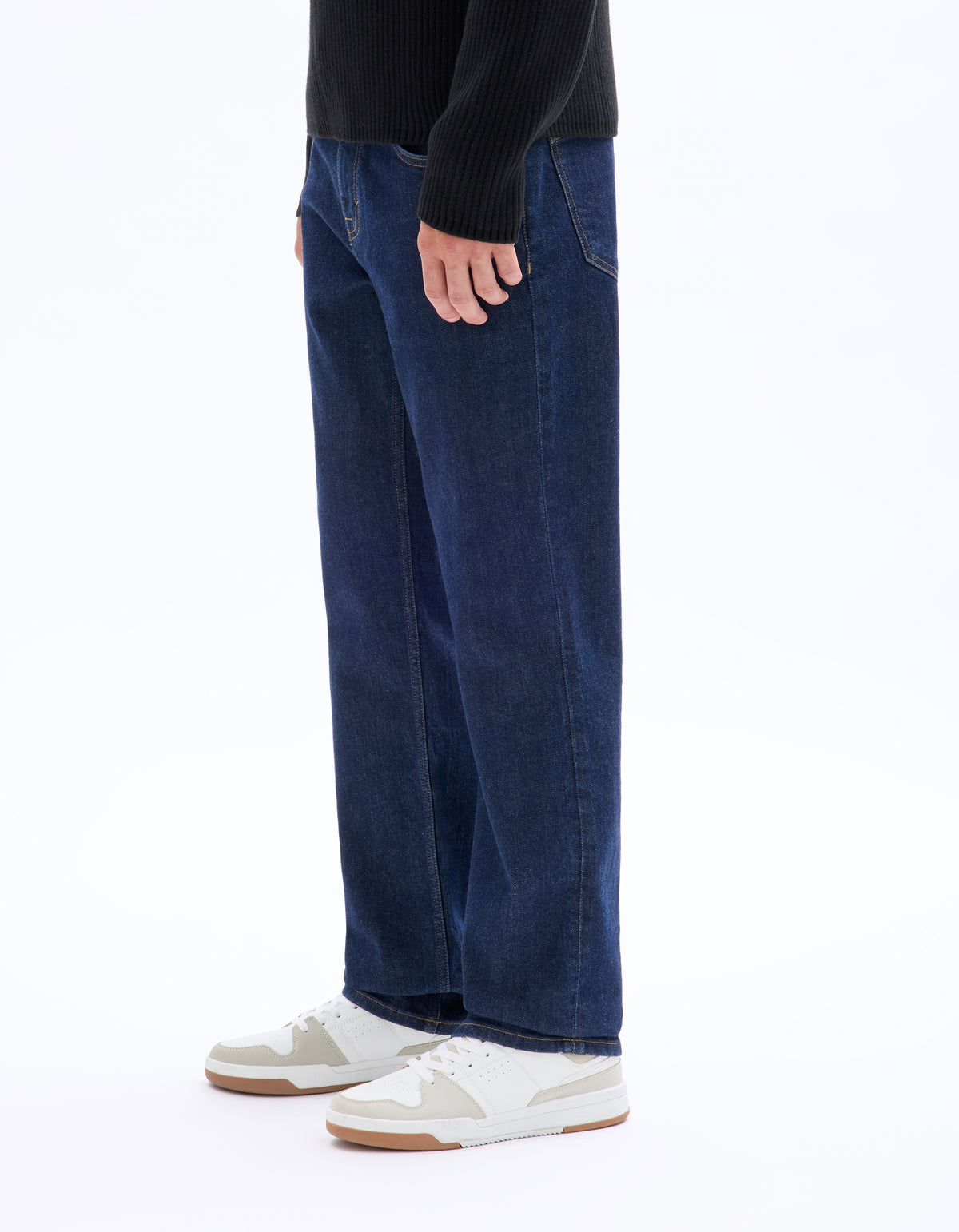 Regular Fit 100% Cotton Solid Jeans