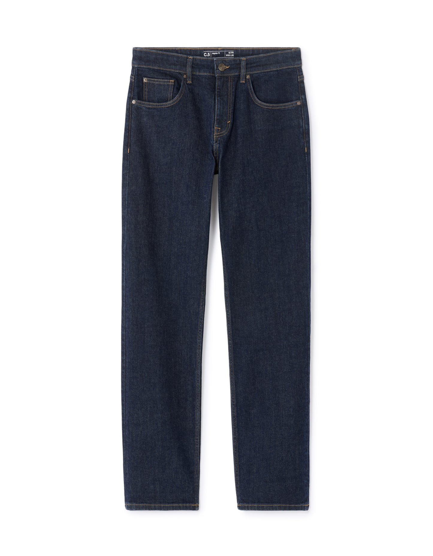 Regular Fit 100% Cotton Solid Jeans