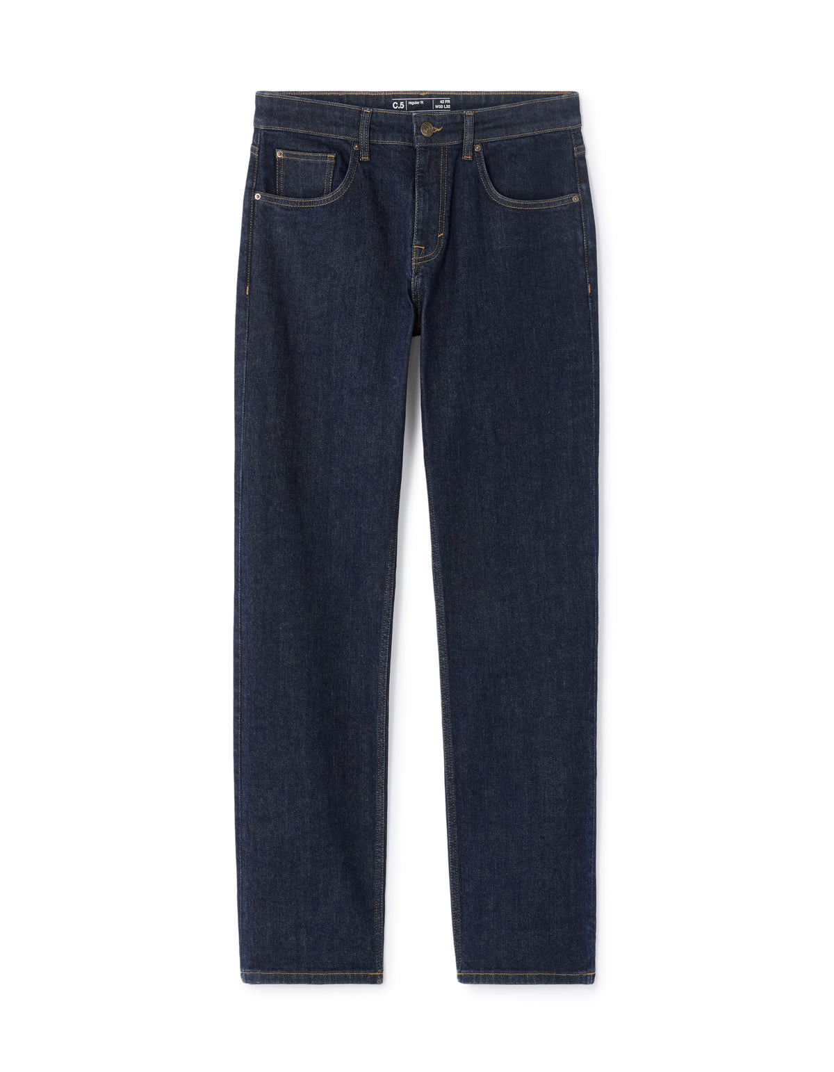 Regular Fit 100% Cotton Solid Jeans